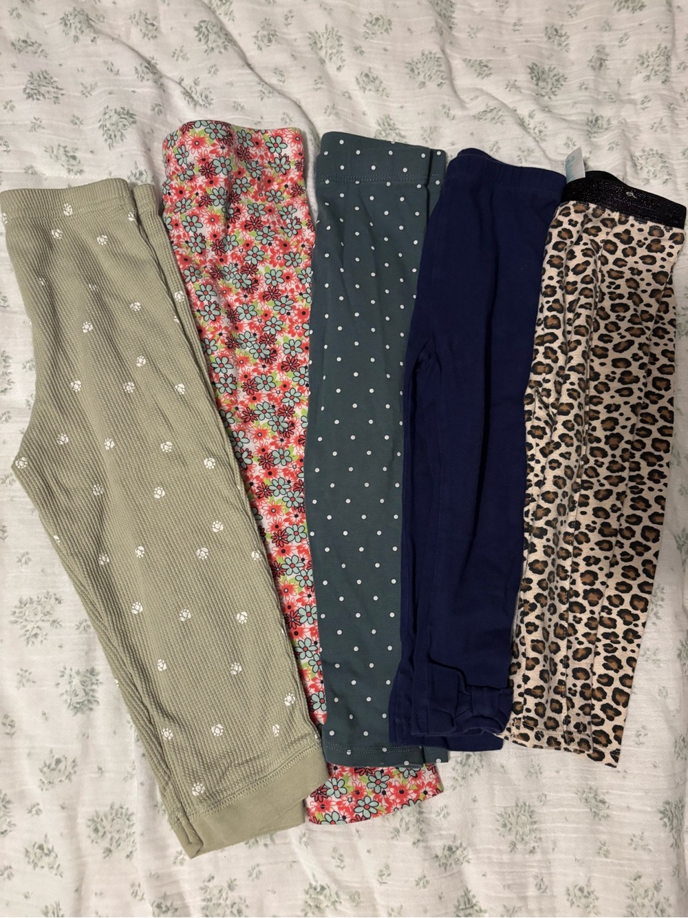 5 pair of multiprint pants